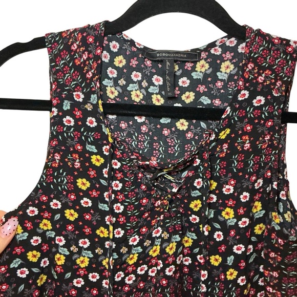 BCBGMaxAzria Multicolor Floral Blouse - Picture 2 of 5